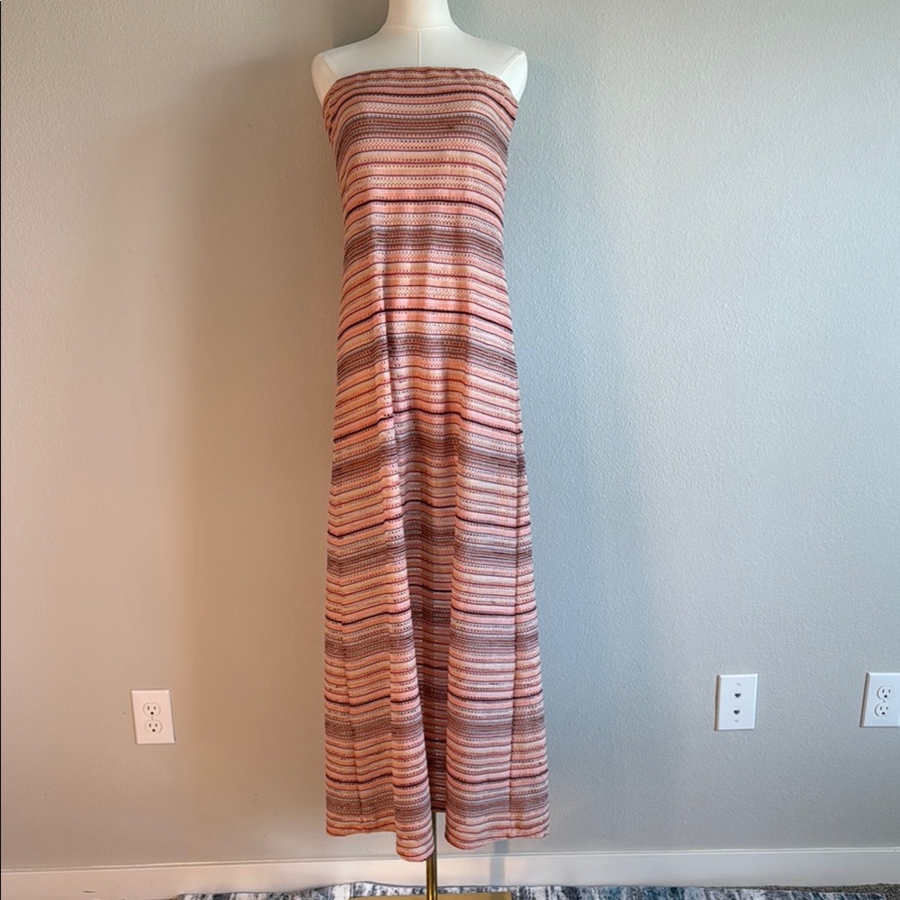 Sandiva Pink and Cream Dress Medium NEW NEVER WORN
